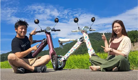 バイクとお客様